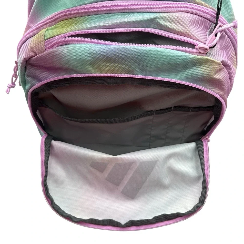 Adidas Girls School Affiliate Backpack Gradient Lilac Multicolor Medium 18X16X5 - Picture 8 of 12